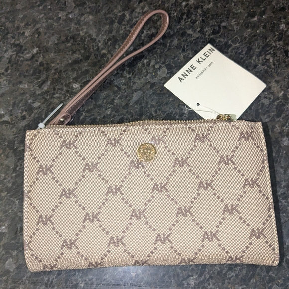 Anne Klein Brown Wristlet / Wallet - Picture 4 of 7